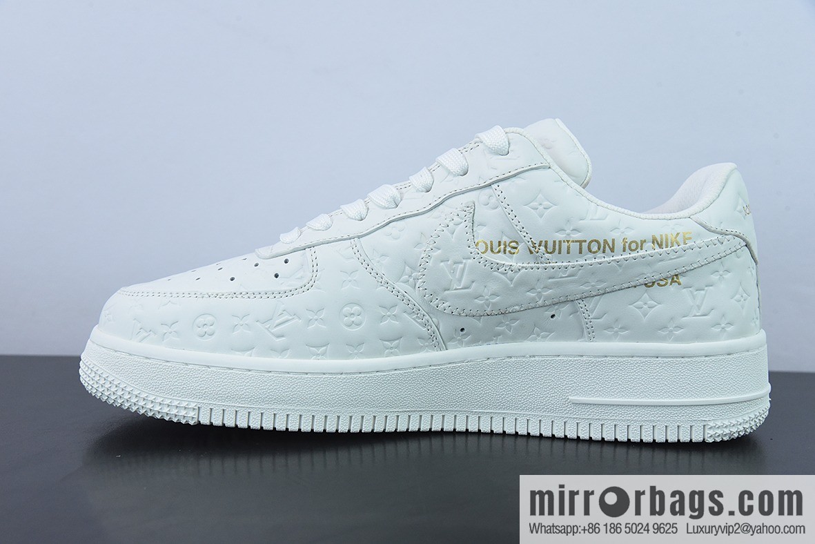LVx Nk Air Force 1 Low Louis Vuitton Donkey LV Joint, Air Force One Low Top Sneakers