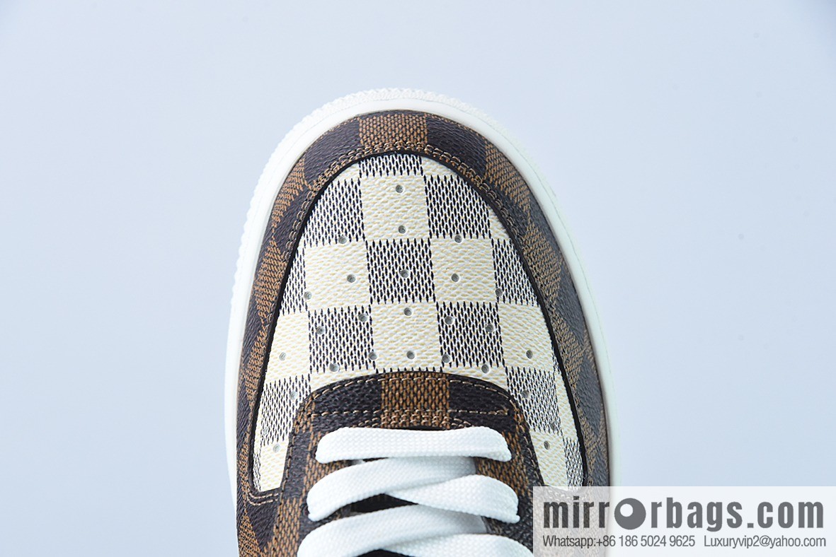 LVx Nk Air Force 1 Low Louis Vuitton donkey brand LV joint name, Air Force One low-top Unisex same sneakers