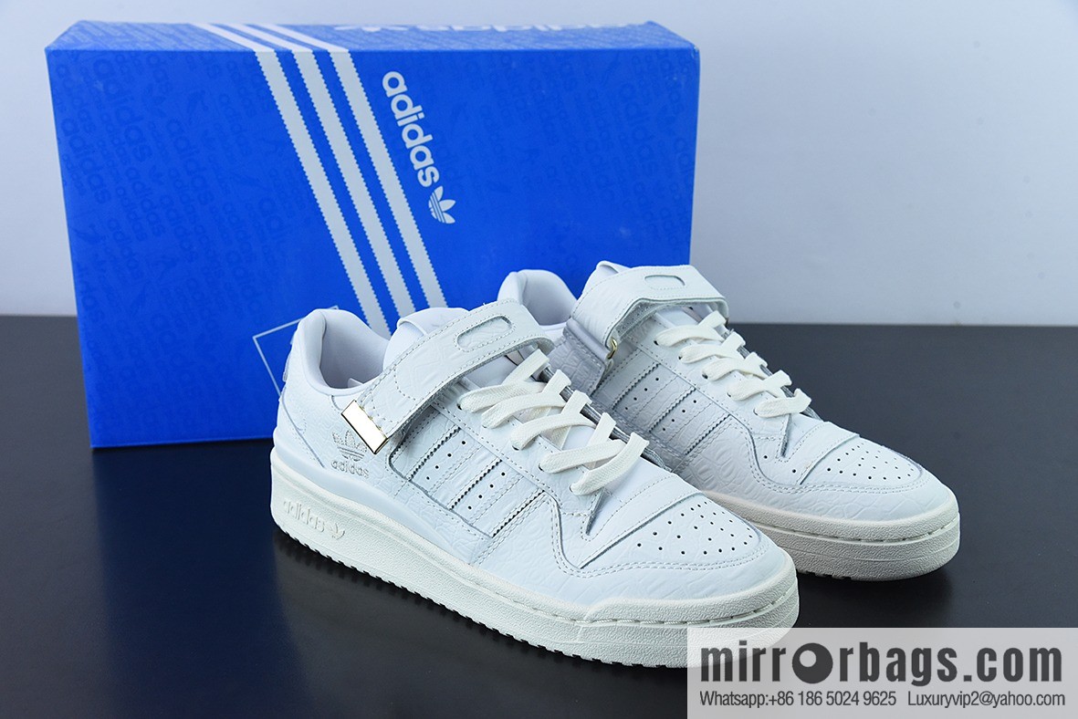 AD Originals Forum 84 Low White Snake Unisex sneakers HP5551