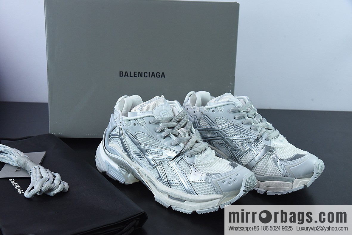 𝗕𝗮𝗹𝗲𝗻𝗰𝗶𝗮𝗴𝗮 Balenciaga 𝗥𝘂𝗻𝗻𝗲𝗿 Paris 7.0 Vintage made old fashion sports dad shoes