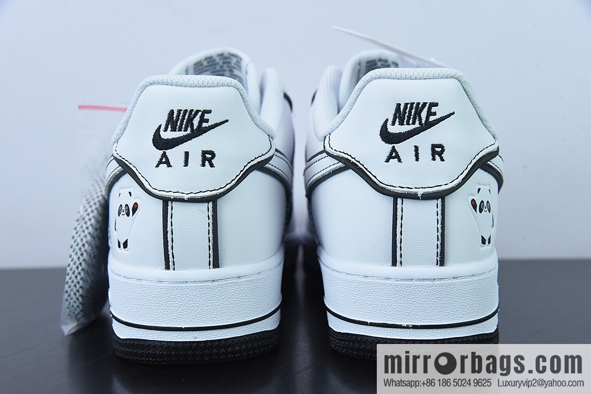 Nike Air Force 1 AF1 Air Force One/Low Top, White and Black, Rainbow Shoelace 3M Reflective Edition Item Number: GU6936-599