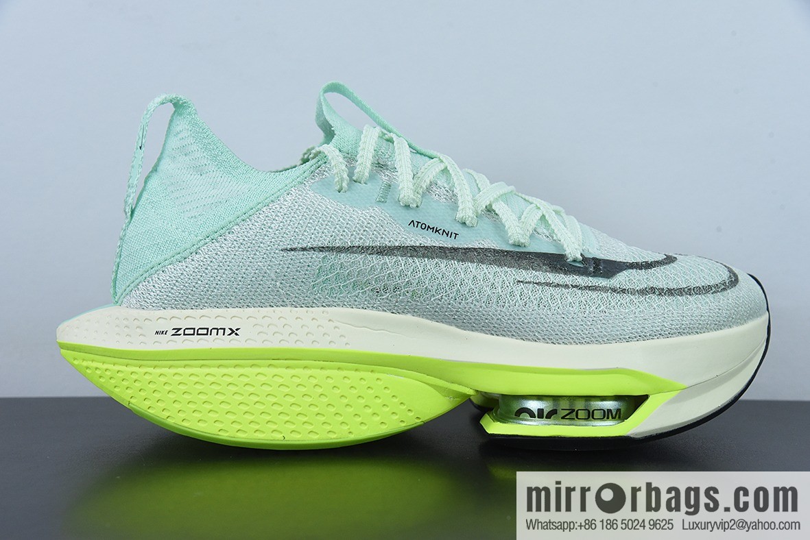 Nike Air Zoom Alphafly NEXT% 2 Proto Marathon 3.0 high performance running shoes/white and green mint green DV9422-300