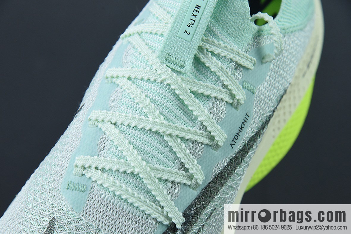 Nike Air Zoom Alphafly NEXT% 2 Proto Marathon 3.0 high performance running shoes/white and green mint green DV9422-300