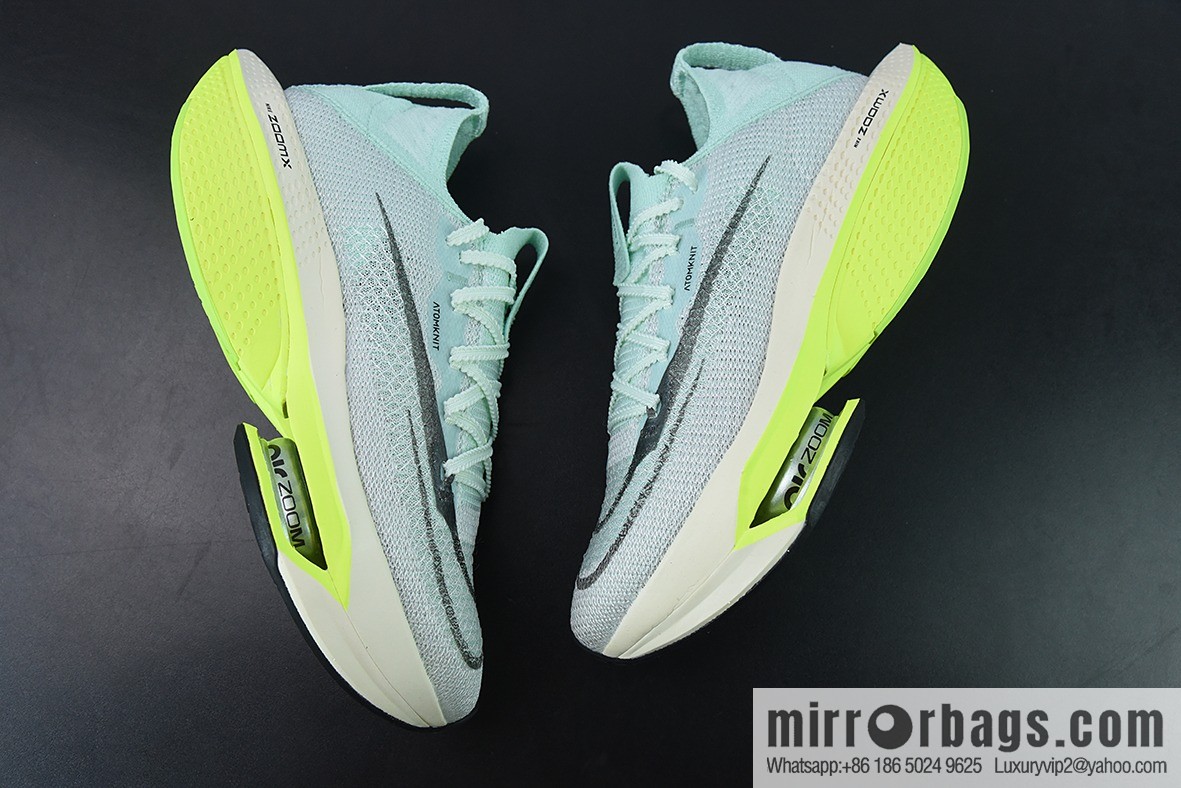 Nike Air Zoom Alphafly NEXT% 2 Proto Marathon 3.0 high performance running shoes/white and green mint green DV9422-300