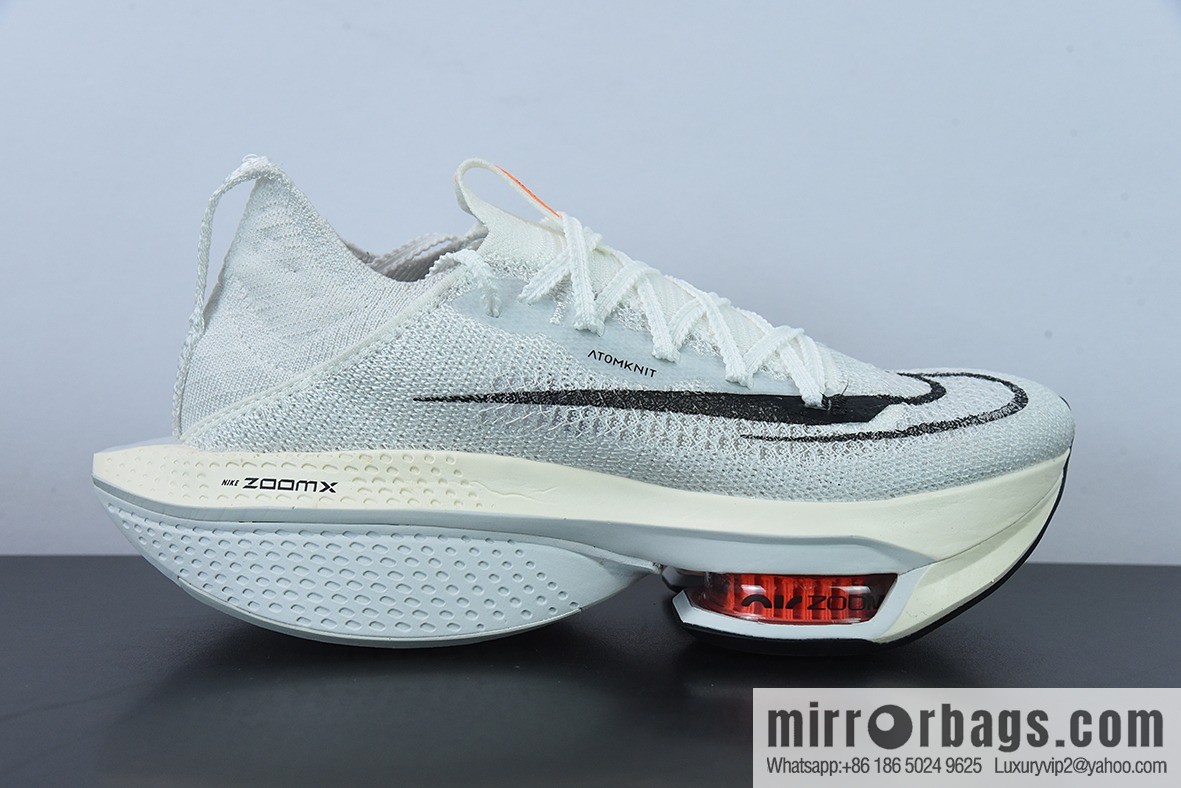 Nike Air Zoom Alphafly NEXT% 2 Proto Marathon 3.0 High Performance Running Shoes/White and Black DJ6206-100