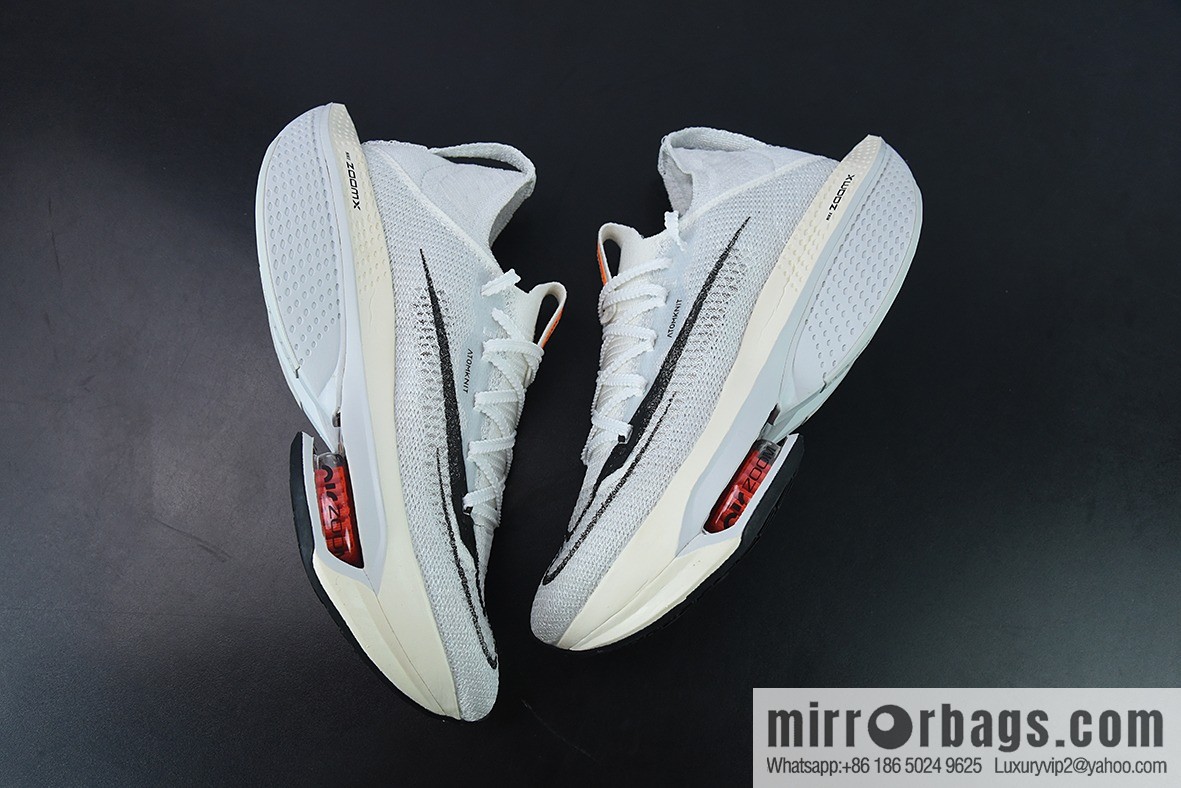 Nike Air Zoom Alphafly NEXT% 2 Proto Marathon 3.0 High Performance Running Shoes/White and Black DJ6206-100
