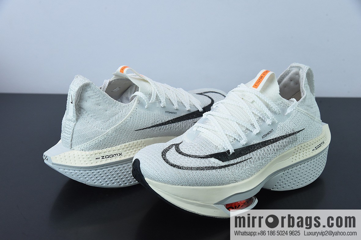 Nike Air Zoom Alphafly NEXT% 2 Proto Marathon 3.0 High Performance Running Shoes/White and Black DJ6206-100
