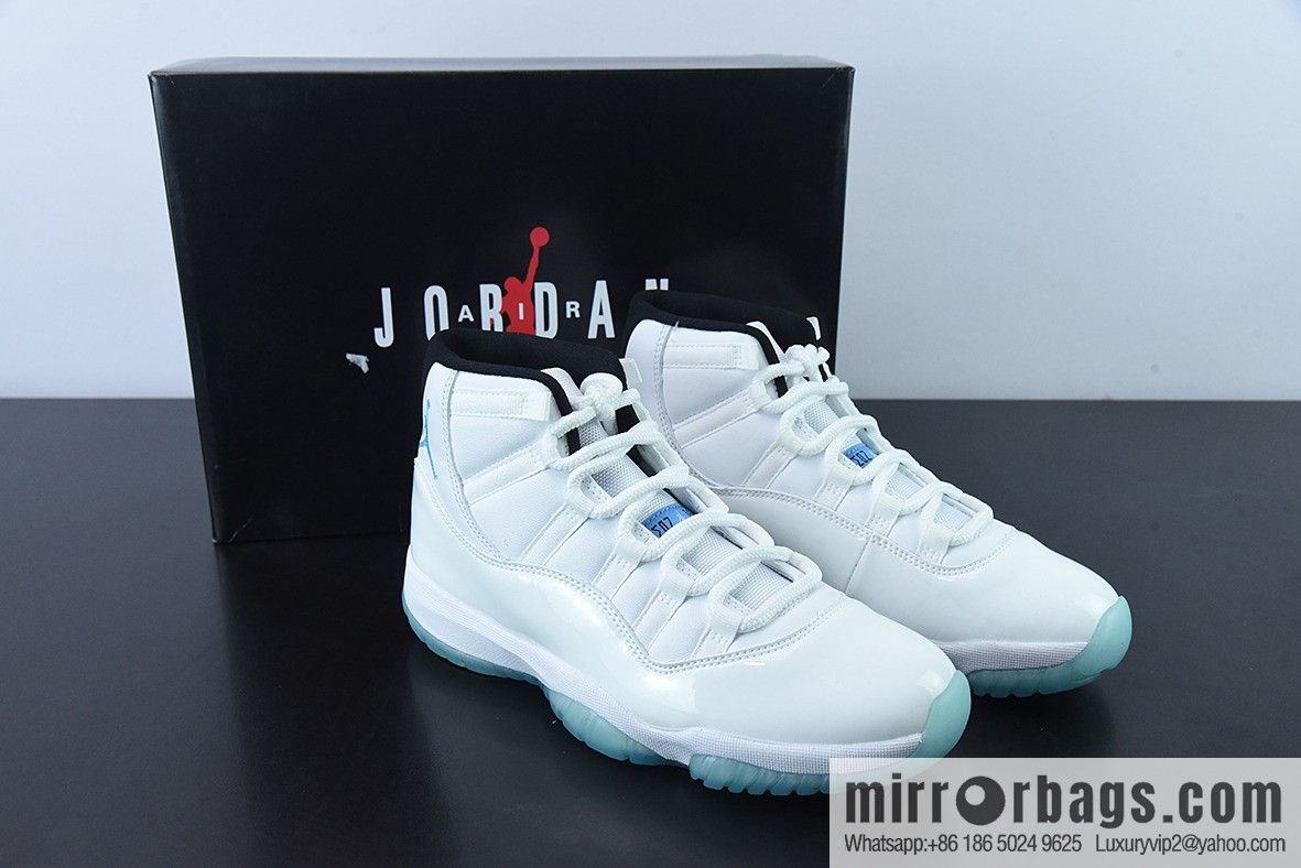 Air Jordan 11 Legend Blue AJ11 Joe 11 Legend Blue High Top, Item Number: 378037-117
