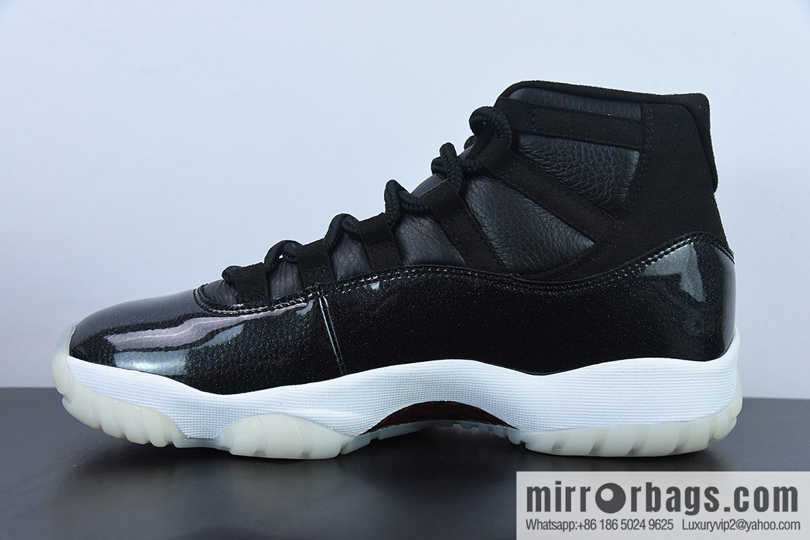Air Jordan 11 AJ11 Jordan 11 generation high-top basketball shoes/Big Demon King patent leather classic men's High-Top item number: 378037-002
