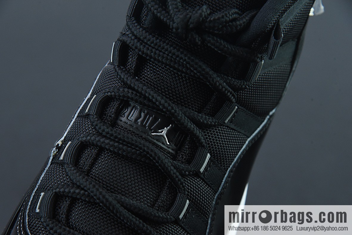 Air Jordan 11 AJ11 Jordan 11th generation high-top basketball shoes/Big Demon 2.0 black silver, item number: 378037-011