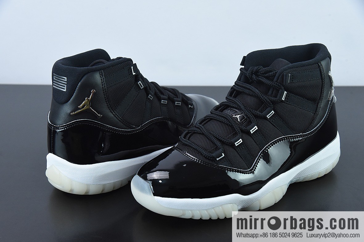 Air Jordan 11 AJ11 Jordan 11th generation high-top basketball shoes/Big Demon 2.0 black silver, item number: 378037-011