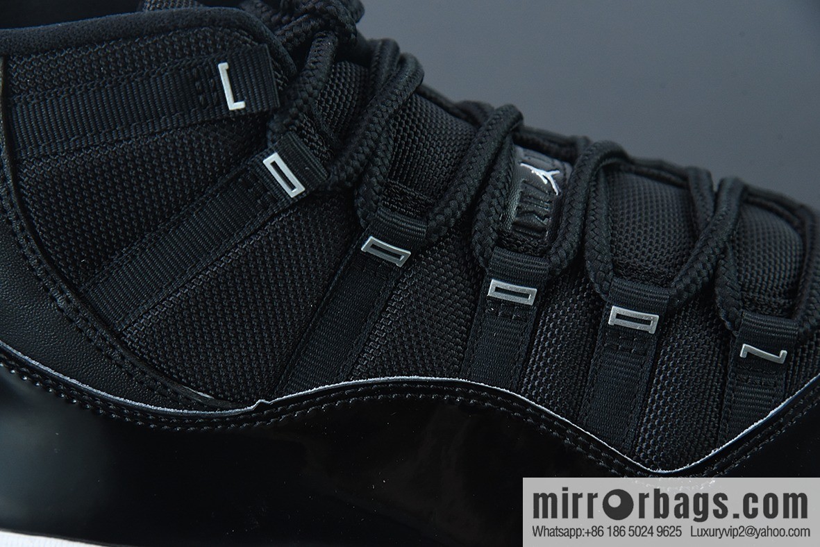 Air Jordan 11 AJ11 Jordan 11th generation high-top basketball shoes/Big Demon 2.0 black silver, item number: 378037-011