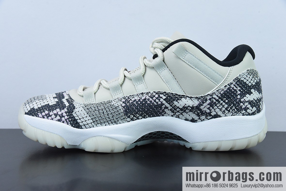 Air Jordan 11 Retro Low white snake low-top men's sneakers Item number: CD6846-002