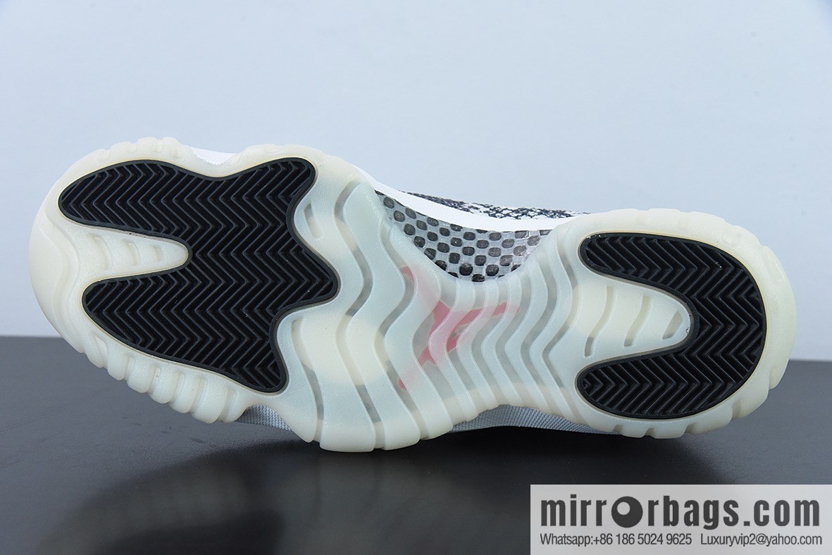 Air Jordan 11 Retro Low white snake low-top men's sneakers Item number: CD6846-002