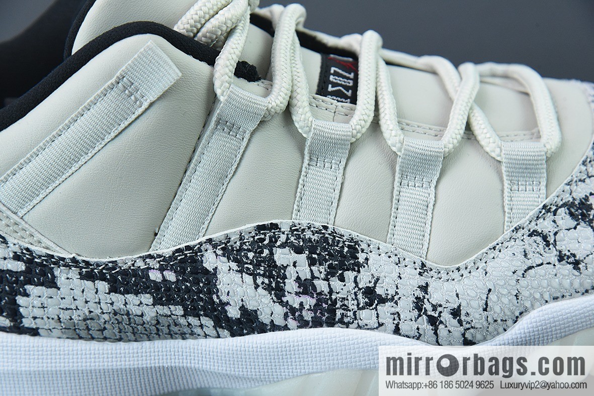 Air Jordan 11 Retro Low white snake low-top men's sneakers Item number: CD6846-002