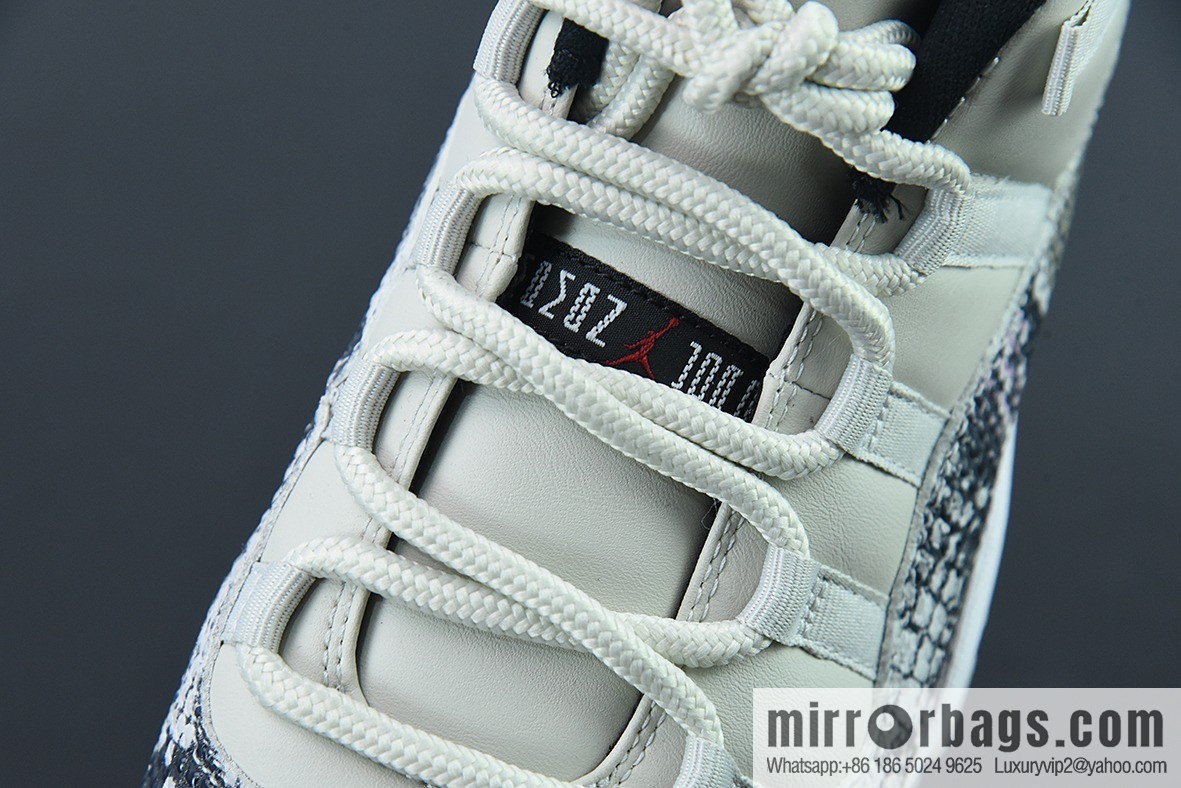 Air Jordan 11 Retro Low white snake low-top men's sneakers Item number: CD6846-002