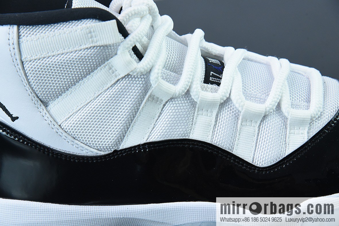 Air Jordan 11 Retro black and white buckle high-top men's basketball shoes, item number: 378037-100