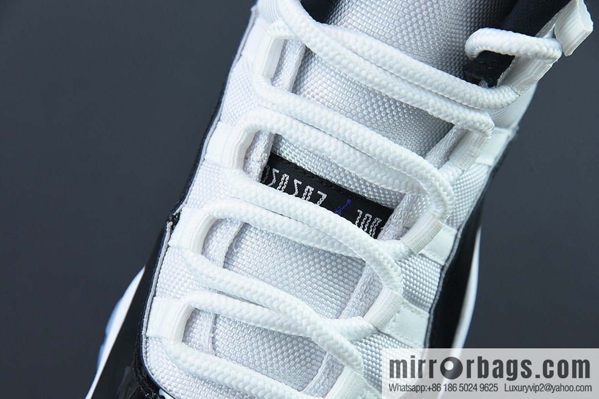 Air Jordan 11 Retro black and white buckle high-top men's basketball shoes, item number: 378037-100