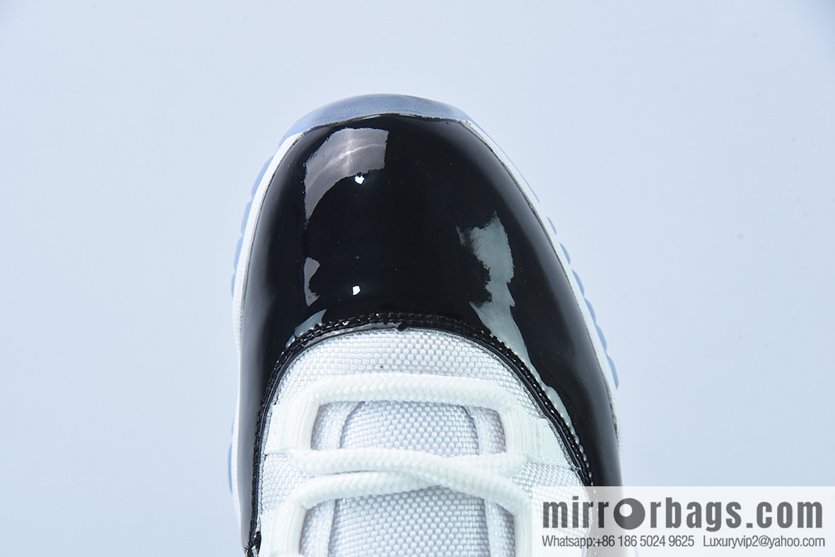 Air Jordan 11 Retro black and white buckle high-top men's basketball shoes, item number: 378037-100