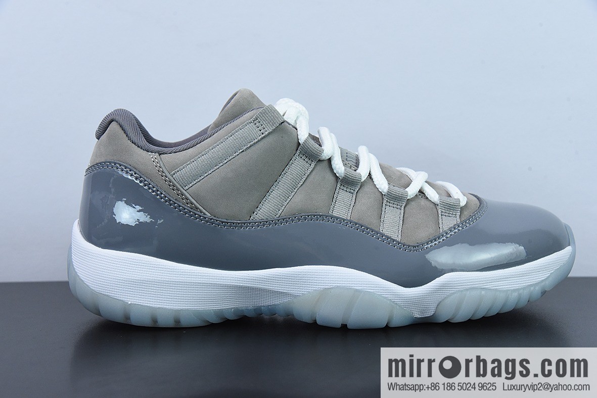 Air Jordan 11 Retro Low-top men's sneakers cool gray, item number: 528895 003