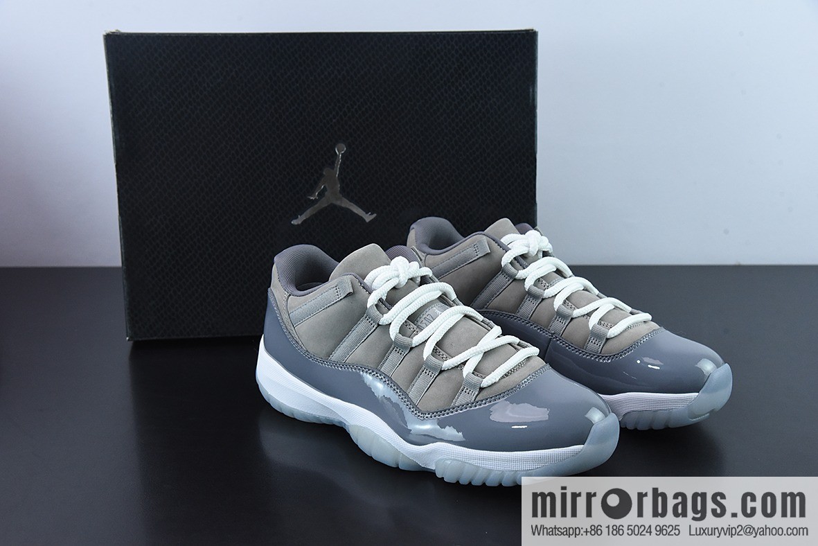Air Jordan 11 Retro Low-top men's sneakers cool gray, item number: 528895 003