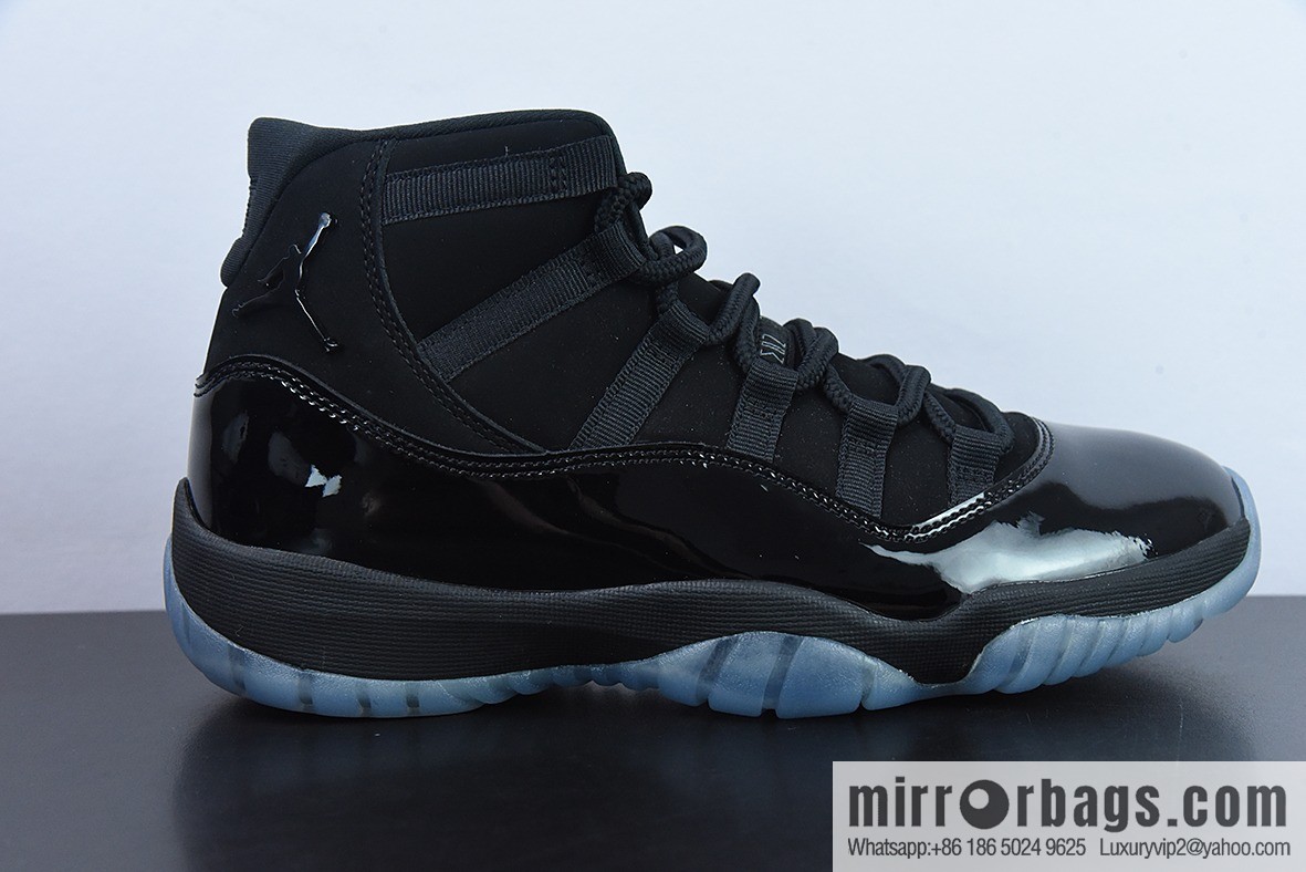 Air Jordan 11 Retro high-top men's basketball shoes, black gamma, item number: 378037-005