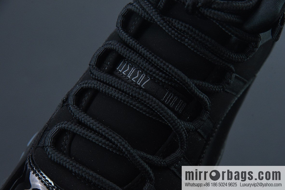 Air Jordan 11 Retro high-top men's basketball shoes, black gamma, item number: 378037-005