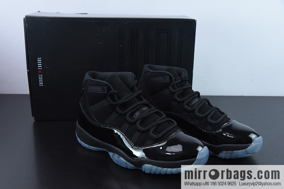 Air Jordan 11 Retro high-top men's basketball shoes, black gamma, item number: 378037-005