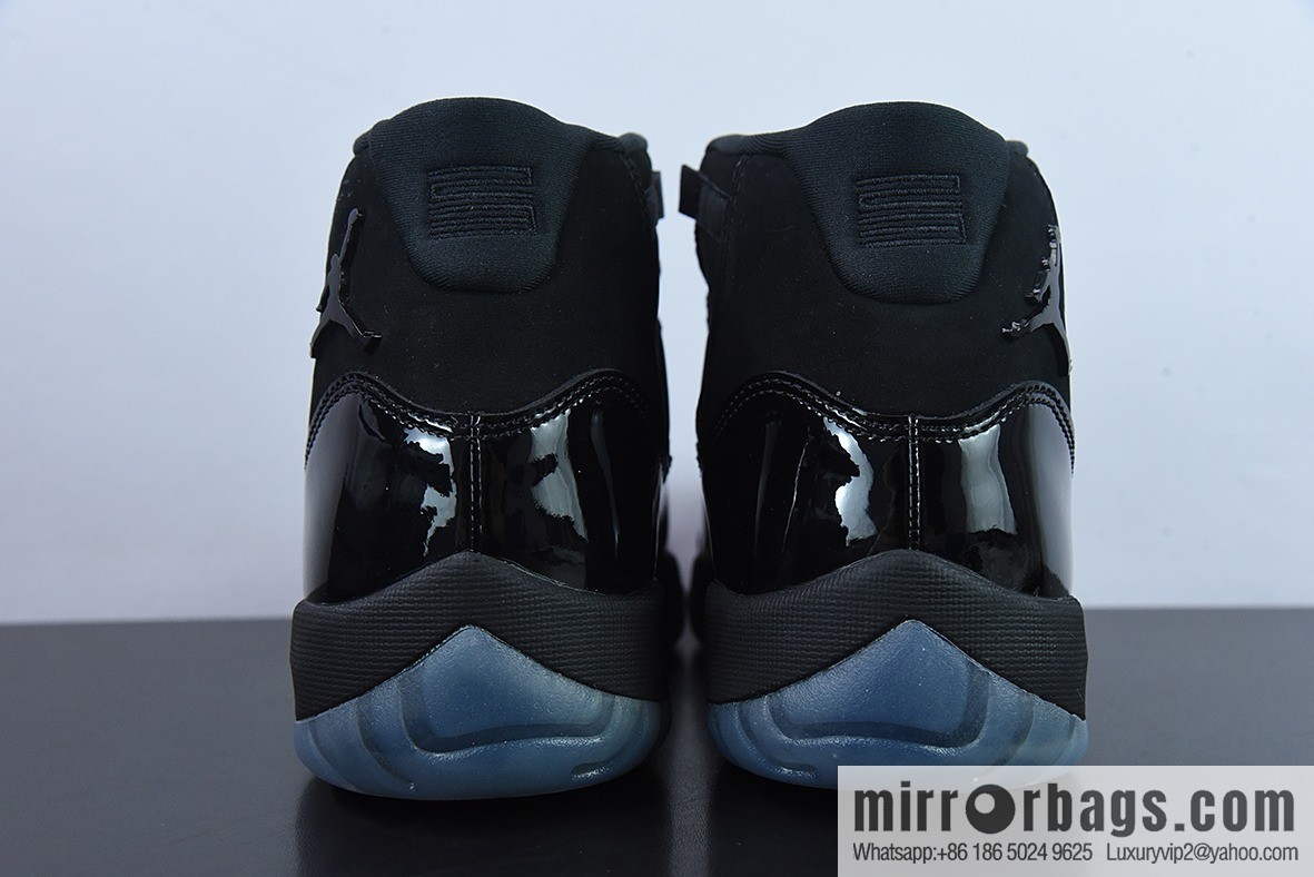 Air Jordan 11 Retro high-top men's basketball shoes, black gamma, item number: 378037-005