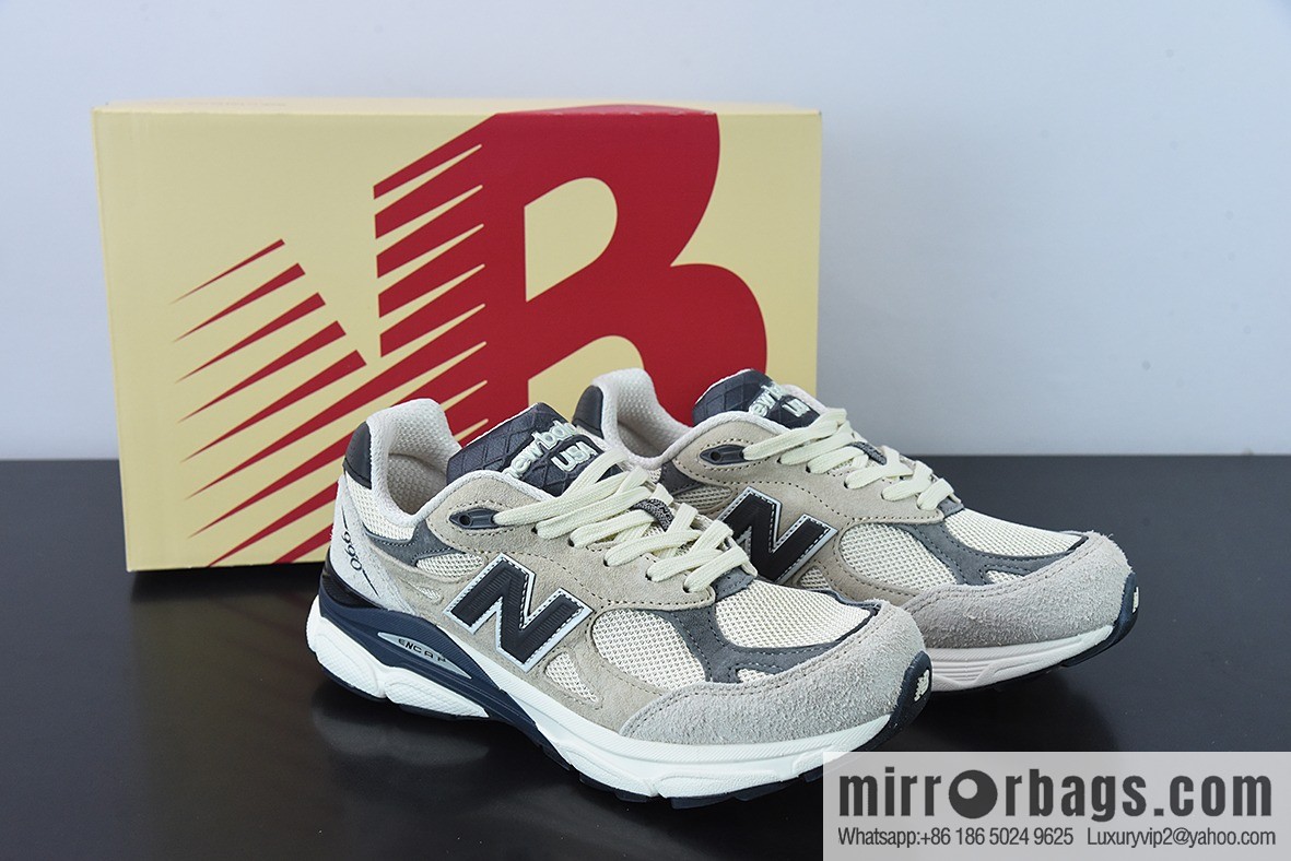 New Balance/new balance New Balance NB990 running shoes, khaki dark blue item number: M990AD3