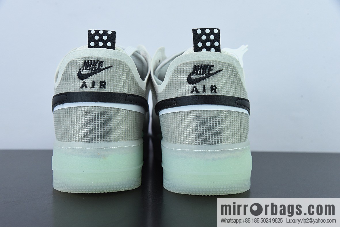 Nike Air Force 1 Low gray-green double hook deconstruction, Air Force No. 1 low-top sports and leisure versatile board shoes, item number: DM0573-001