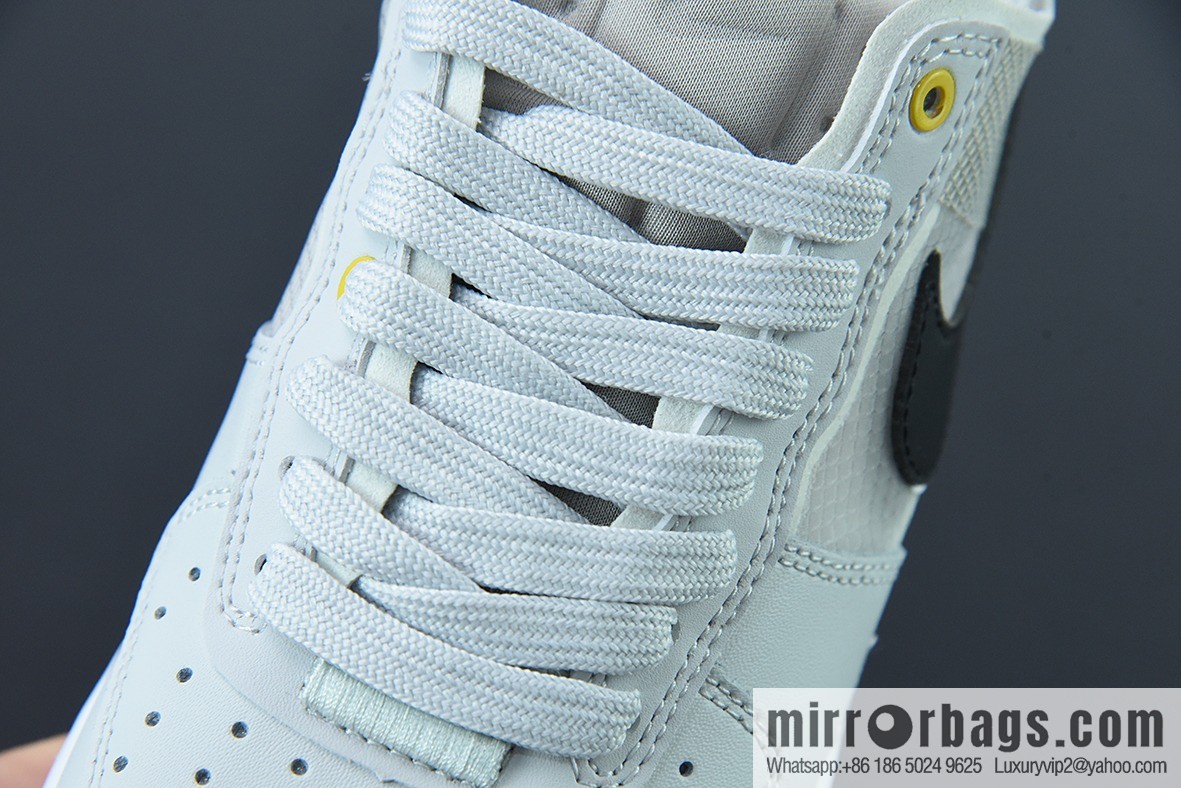 Nike Air Force 1 Low gray-green double hook deconstruction, Air Force No. 1 low-top sports and leisure versatile board shoes, item number: DM0573-001