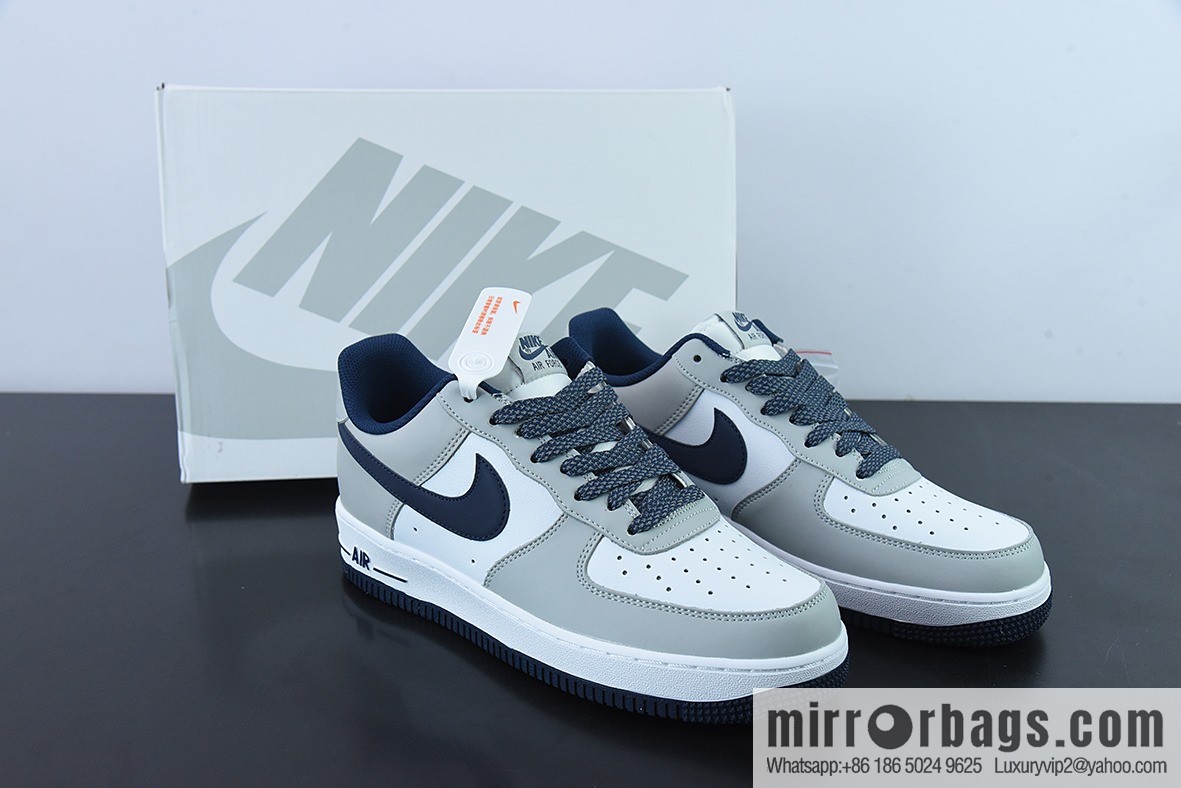 Nike Air Force 1 Low '07 Gray Blue Gypsy color scheme Air Force One Low Help Item Number: KU5696-002