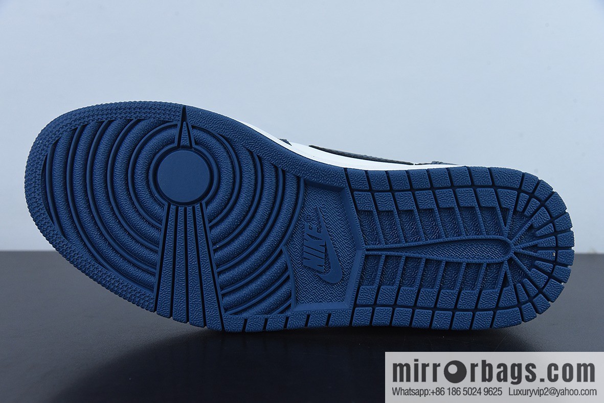 Air Jordan 1 Low AJ1 Joe 1 white and blue, low-top casual board shoes, item number: CZ0790-065