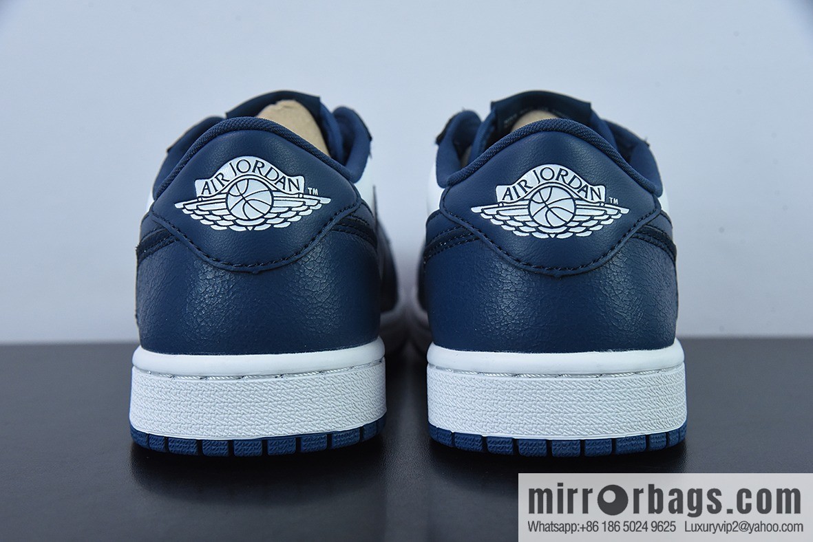 Air Jordan 1 Low AJ1 Joe 1 white and blue, low-top casual board shoes, item number: CZ0790-065