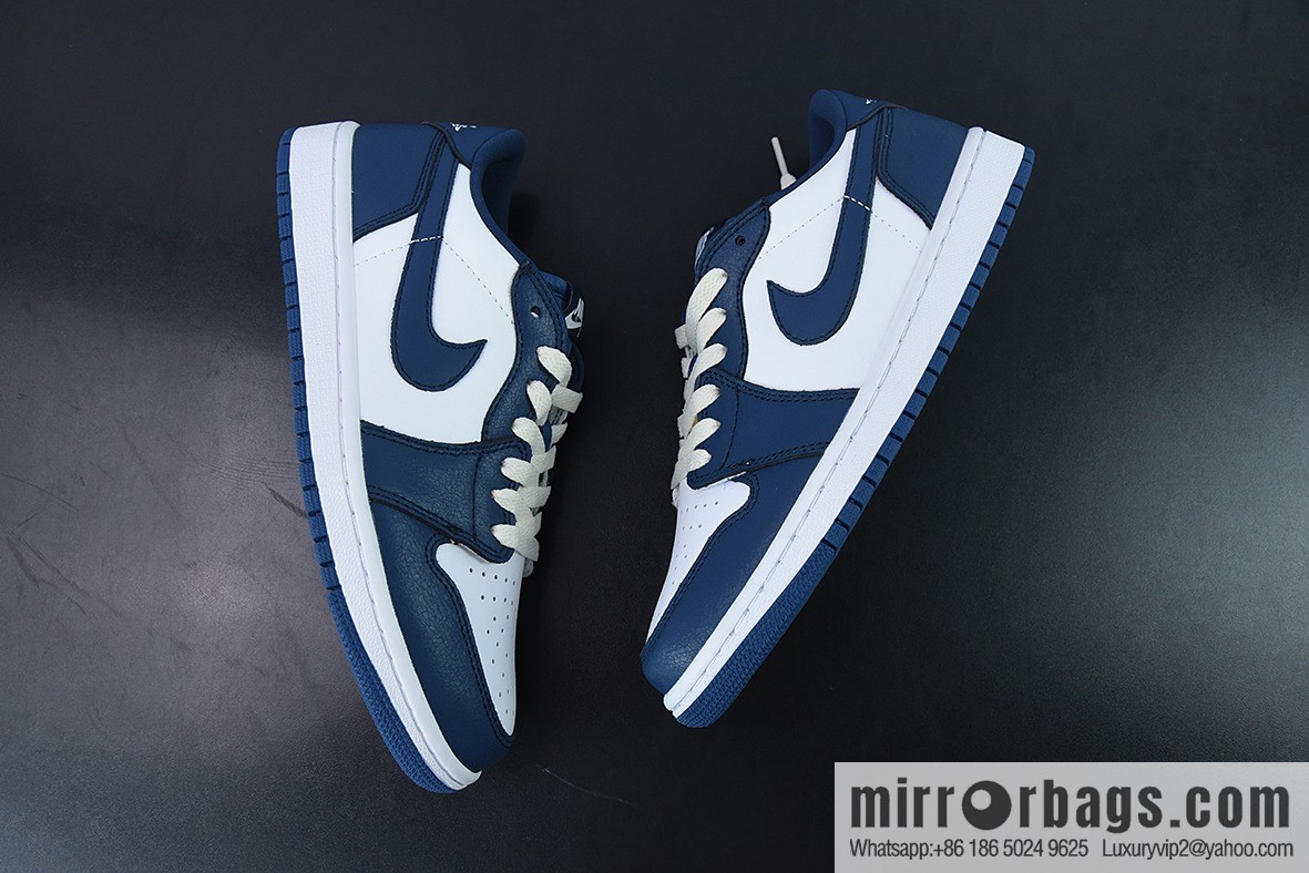 Air Jordan 1 Low AJ1 Joe 1 white and blue, low-top casual board shoes, item number: CZ0790-065