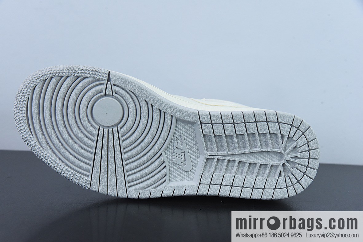 Air Jordan 1 MID white gray AJ1 Joe 1 medium casual shoes, item number: DM9652 100