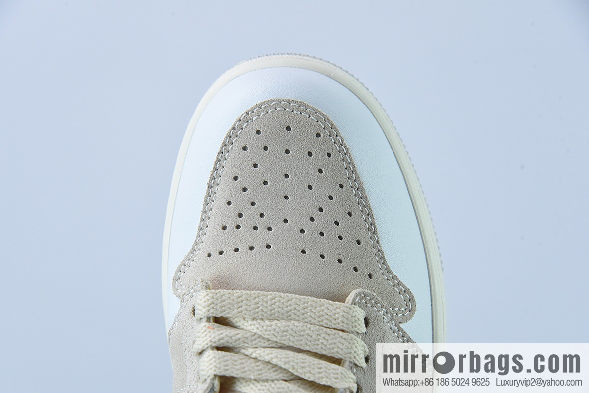 Air Jordan 1 MID white gray AJ1 Joe 1 medium casual shoes, item number: DM9652 100