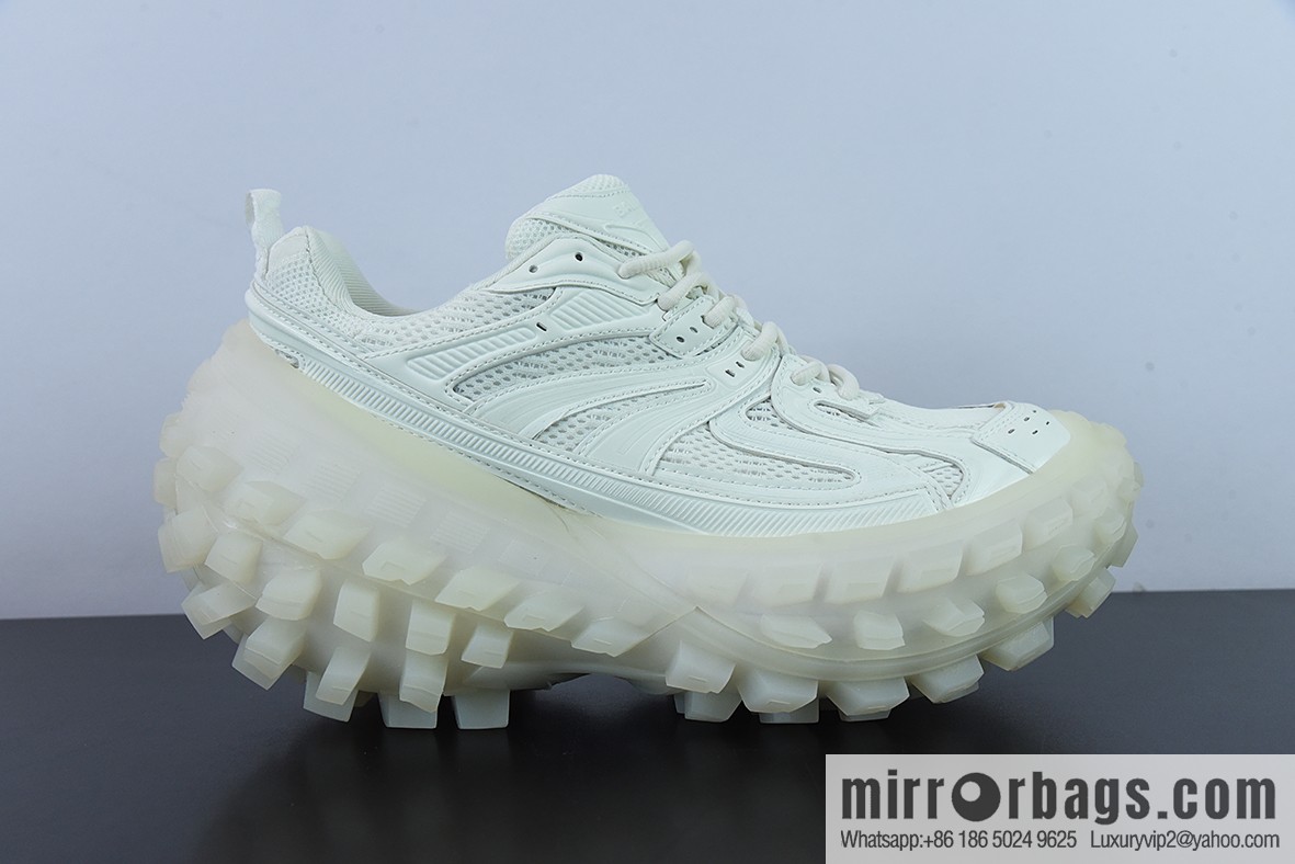Balenciaga/Balenciaga, Tire Daddy Shoes/White, All White, Luminous Edition