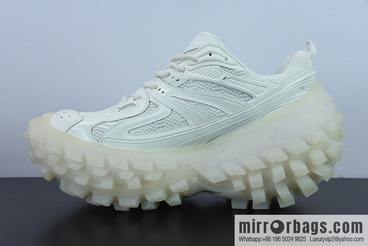 Balenciaga/Balenciaga, Tire Daddy Shoes/White, All White, Luminous Edition