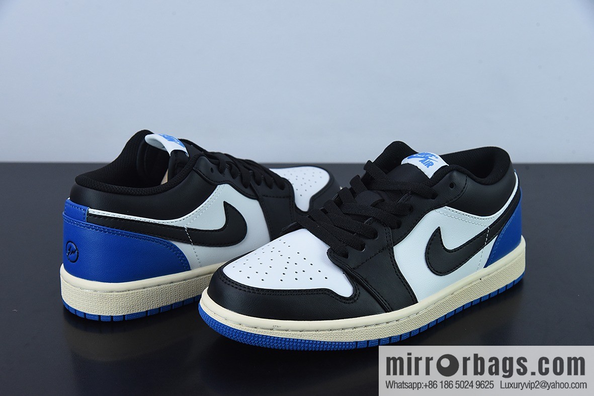 Air Jordan 1 Low AJ1 Joe 1 black and blue, grimace Unisex same casual board shoes, item number: DM7078-110