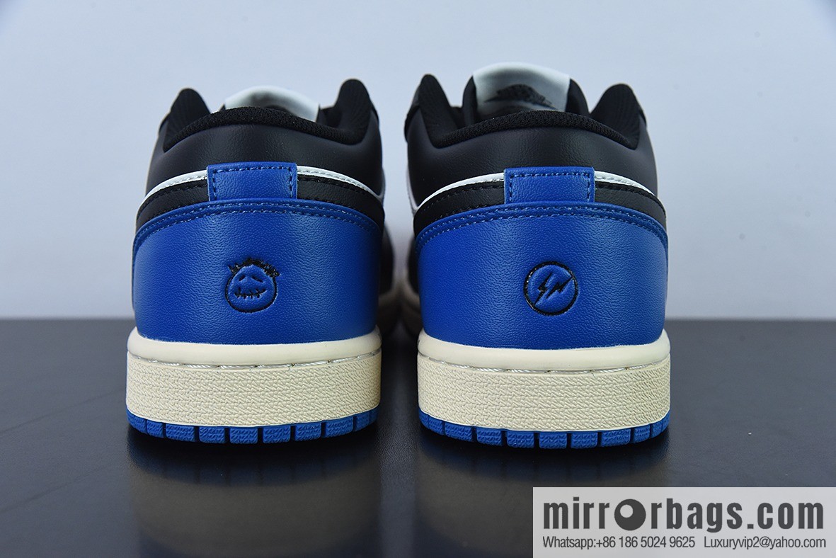 Air Jordan 1 Low AJ1 Joe 1 black and blue, grimace Unisex same casual board shoes, item number: DM7078-110