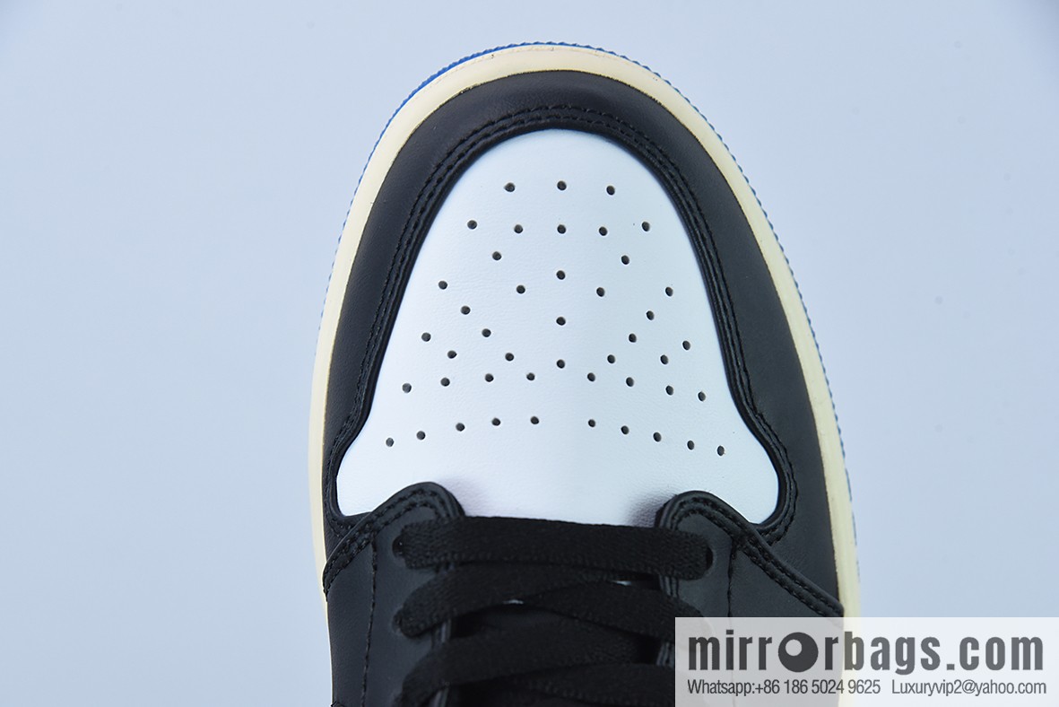 Air Jordan 1 Low AJ1 Joe 1 black and blue, grimace Unisex same casual board shoes, item number: DM7078-110