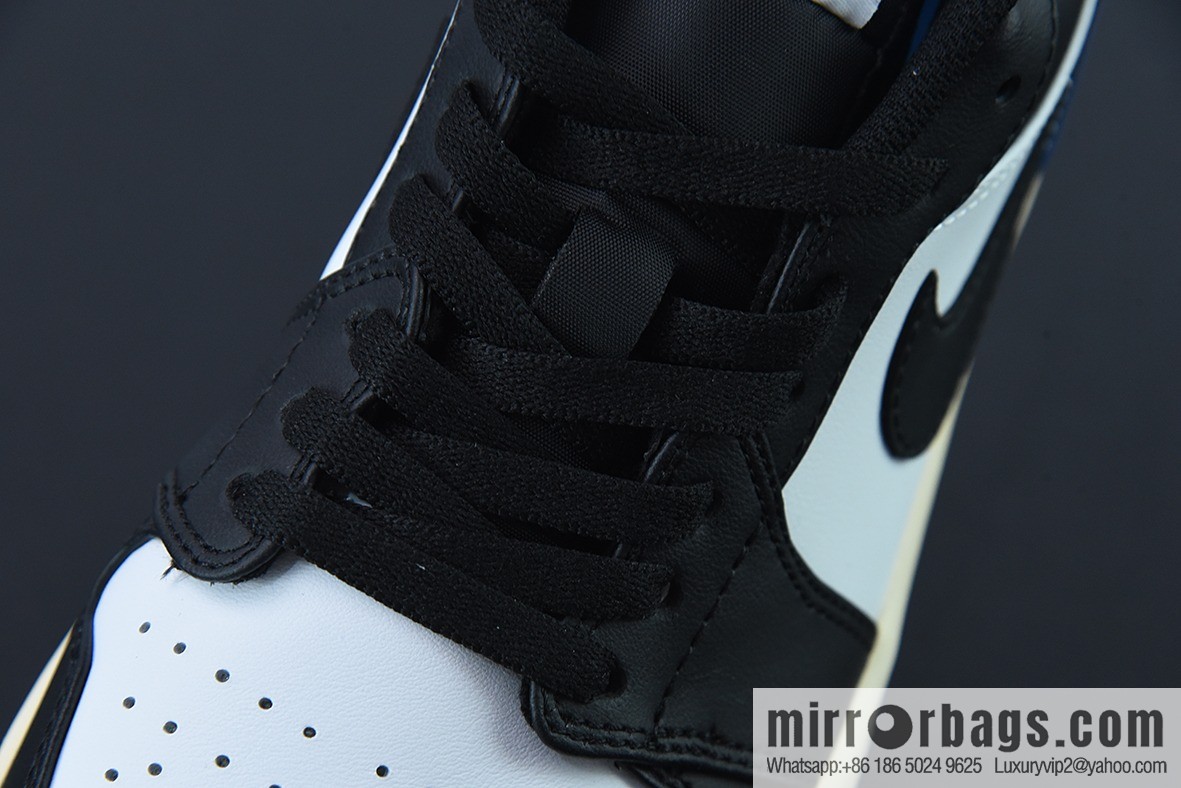 Air Jordan 1 Low AJ1 Joe 1 black and blue, grimace Unisex same casual board shoes, item number: DM7078-110