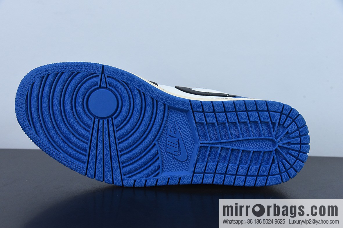 Air Jordan 1 Low AJ1 Joe 1 black and blue, grimace Unisex same casual board shoes, item number: DM7078-110