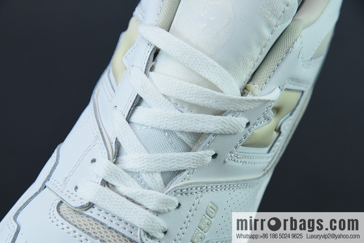 New Balance BB550 pure original series, new balance leather neutral casual running shoes, official item number: BBW550WS