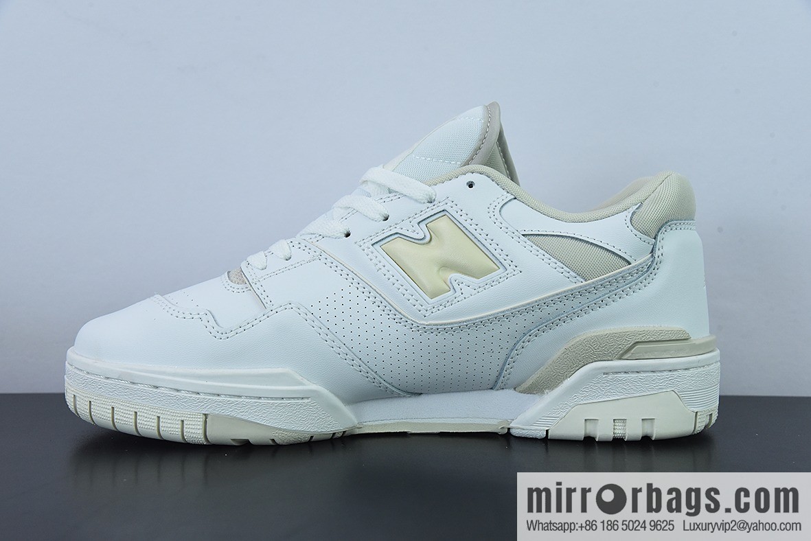 New Balance BB550 pure original series, new balance leather neutral casual running shoes, official item number: BBW550WS