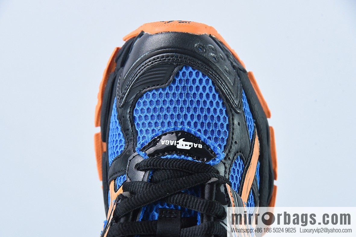 Runner /Balenciaga Balenciaga Runner sneakers black and blue orange, item number: 677402W2RB11120