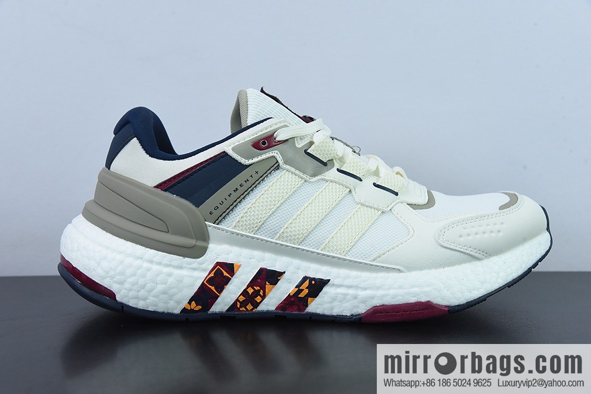 AD Equipment + Comfortable and durable running shoes, white gray red, synchronized at the counter, the first real shot item number: GW4252