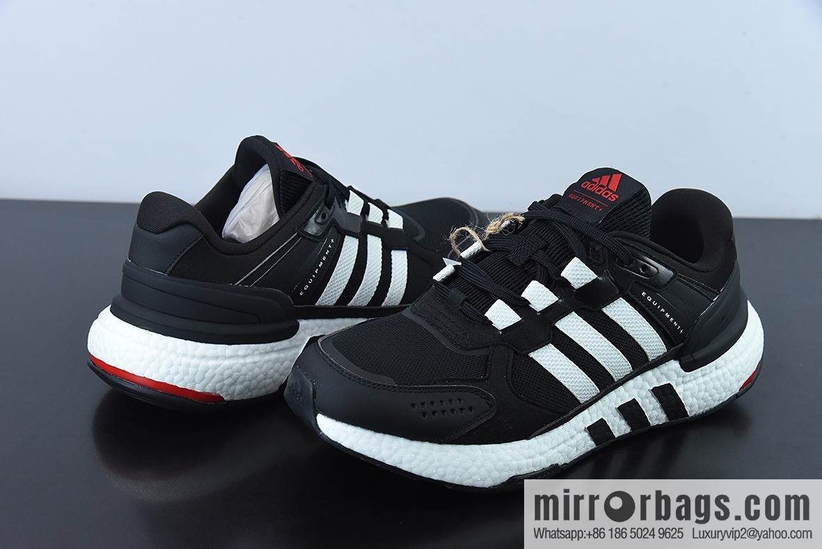 AD Equipment + Comfortable and durable running shoes, white, black and red, synchronized at the counter, the first real shot item number: GX6630